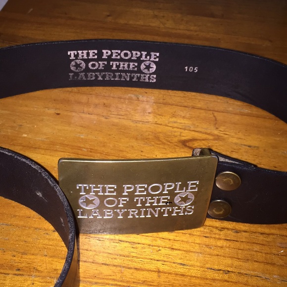 POTL The People of the Labyrinths leather belt - Picture 5 of 5